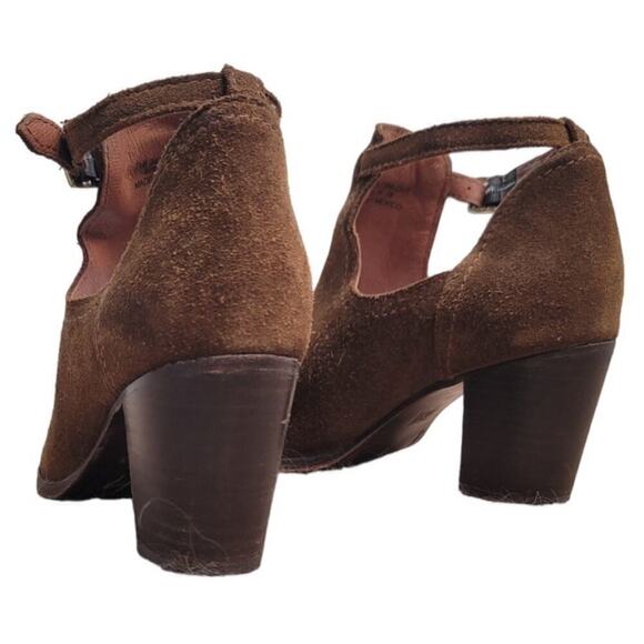 Frye Womens Meghan Suede Shooties Chestnut Size 7.5 B US - Picture 9 of 9